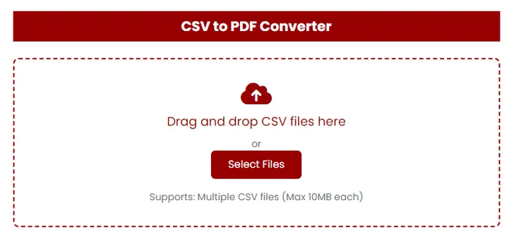 CSV to PDF 1