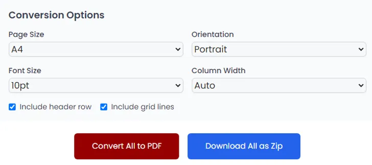 CSV to PDF 1