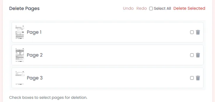Delete PDF Pages 1