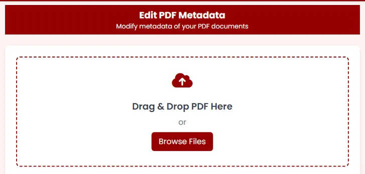 Edit PDF Metadata 1