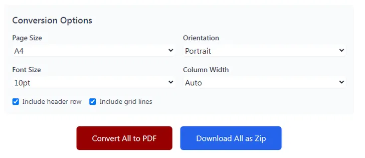 Excel to PDF 1