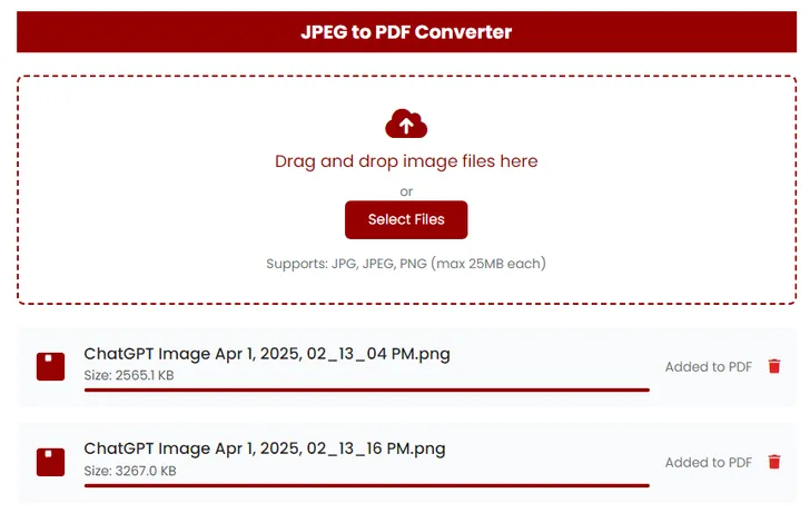 JPG to PDF