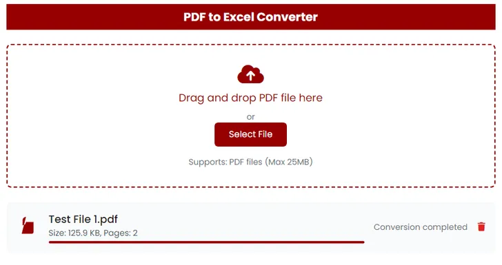 PDF to EXCEL 1